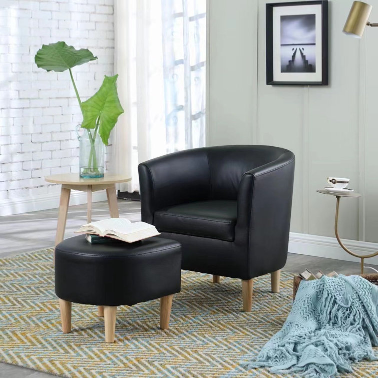 Wayfair barrel deals chair and ottoman